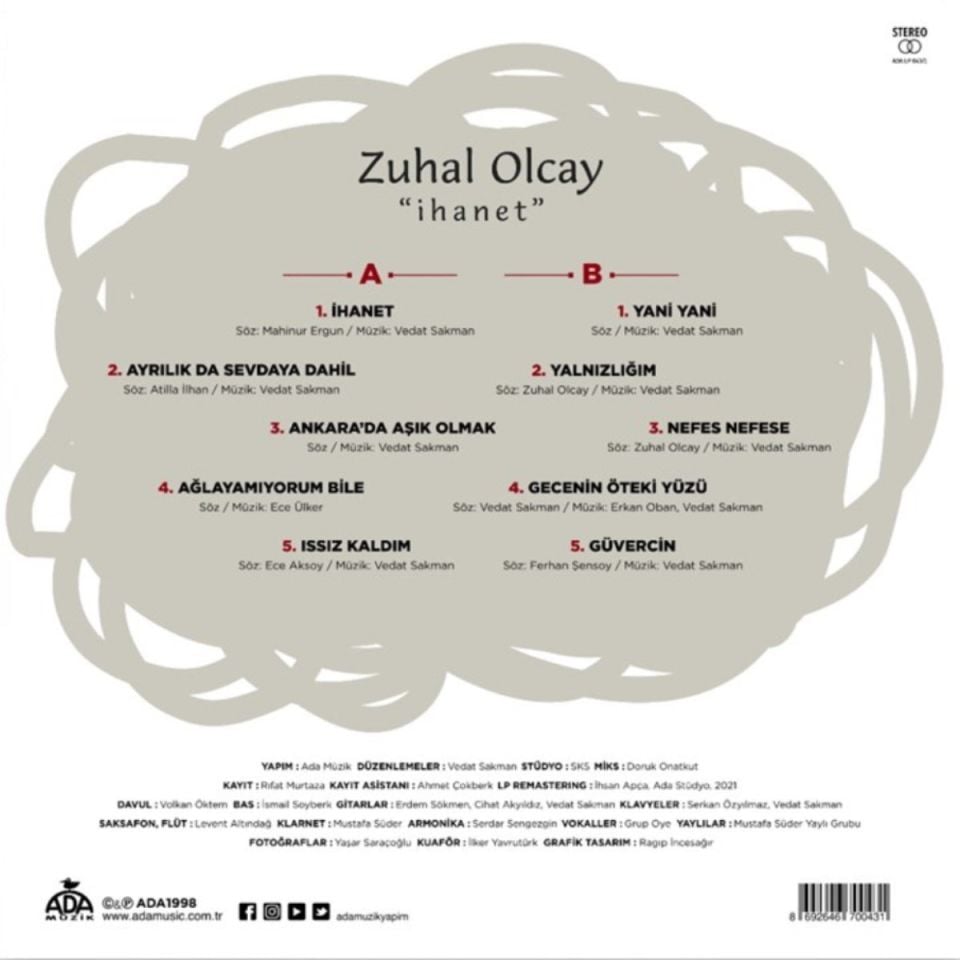 ZUHAL OLCAY - İHANET (LP)