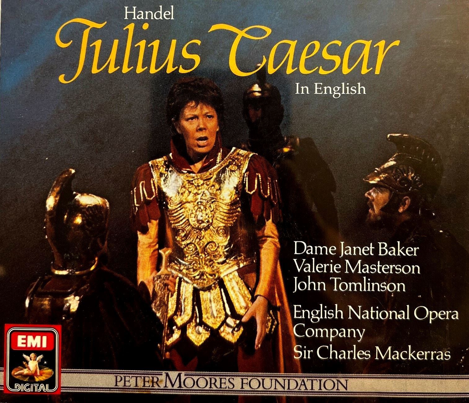 HANDEL - JULIUS CAESAR (IN ENGLISH) SIR CHARLES MACKERRAS (3 CD) (1988)