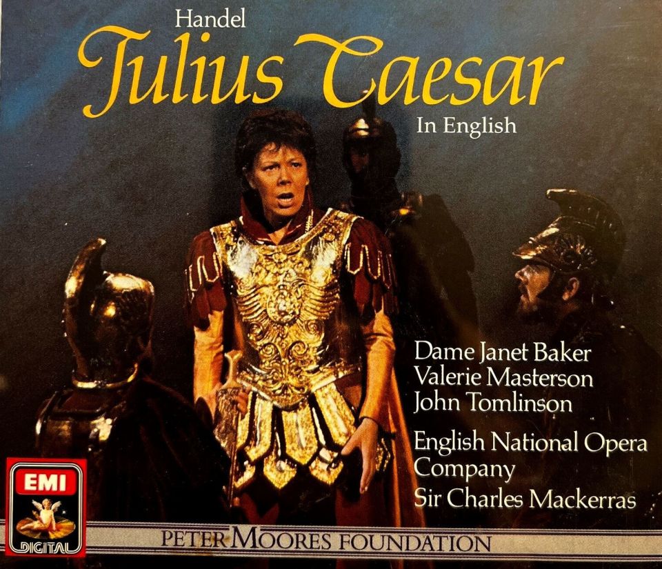 HANDEL - JULIUS CAESAR (IN ENGLISH) SIR CHARLES MACKERRAS (3 CD) (1988)