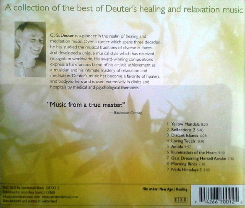 DEUTER - LIKE THE WIND IN THE TREES (CD)