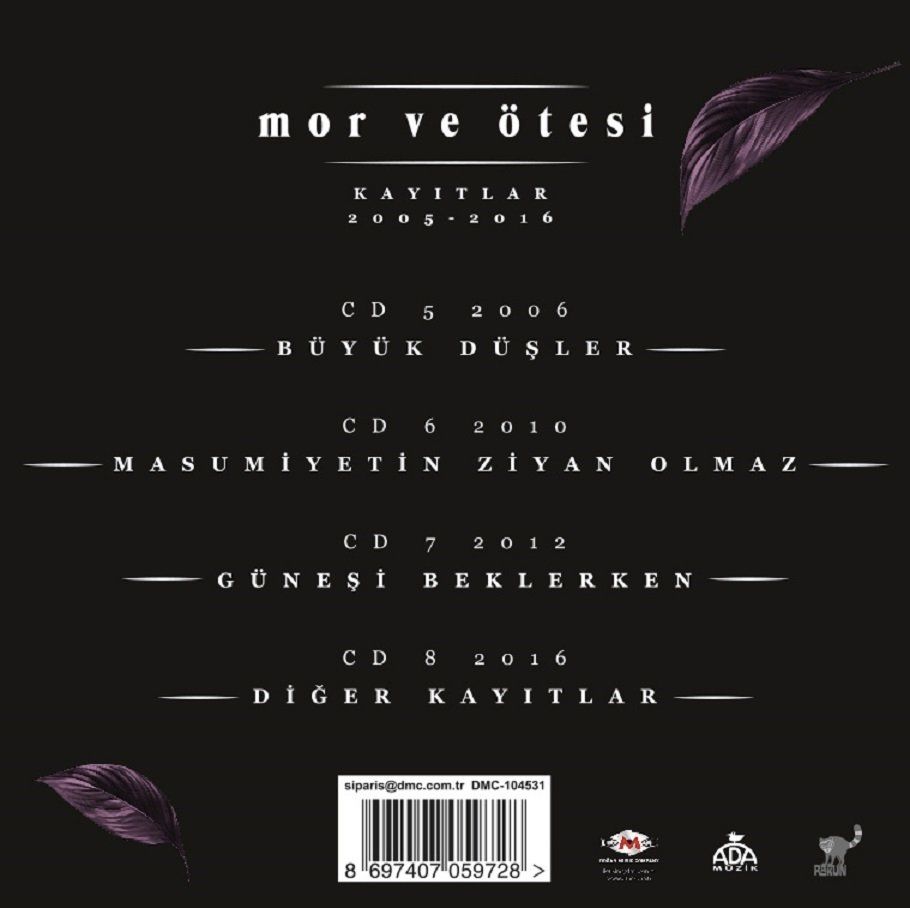 MOR VE ÖTESİ - KAYITLAR 2005-2016 (4 CD)