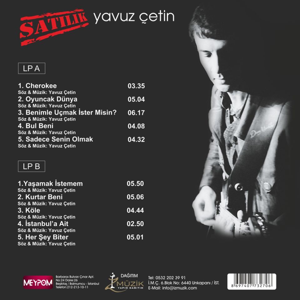 YAVUZ ÇETİN - SATILIK (LP)