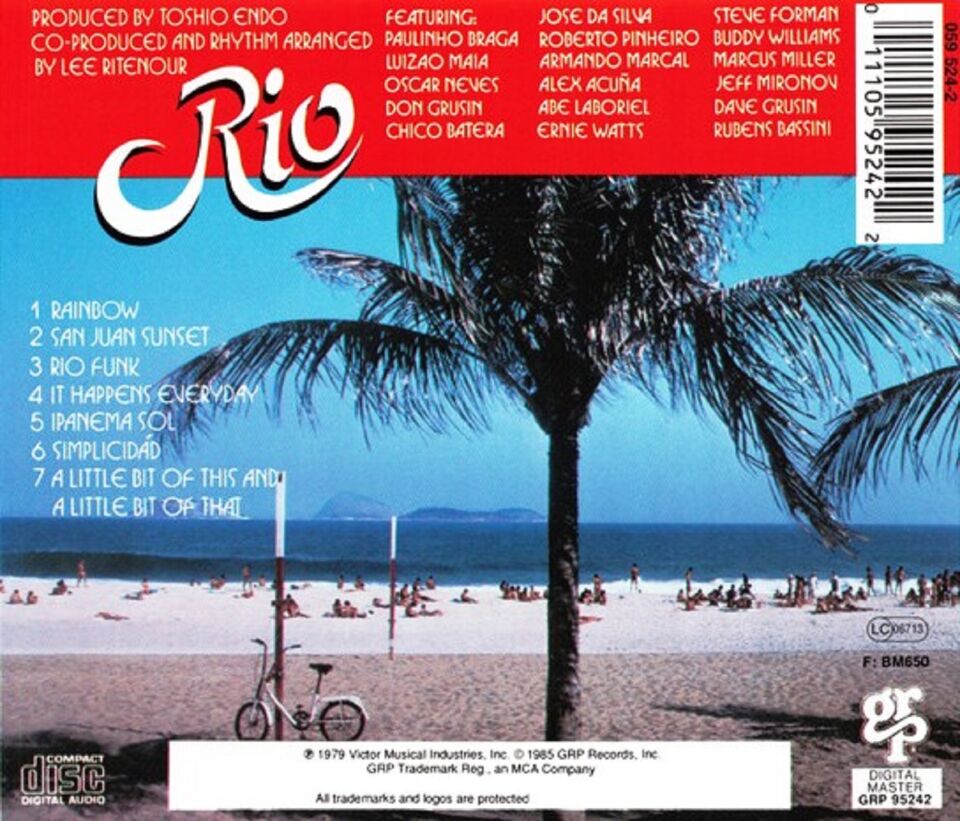 LEE RITENOUR - RIO (CD) (1985)