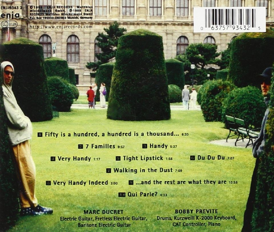 MARC DUCRET / BOBBY PREVITE  - IN THE GRASS (CD) (1998)