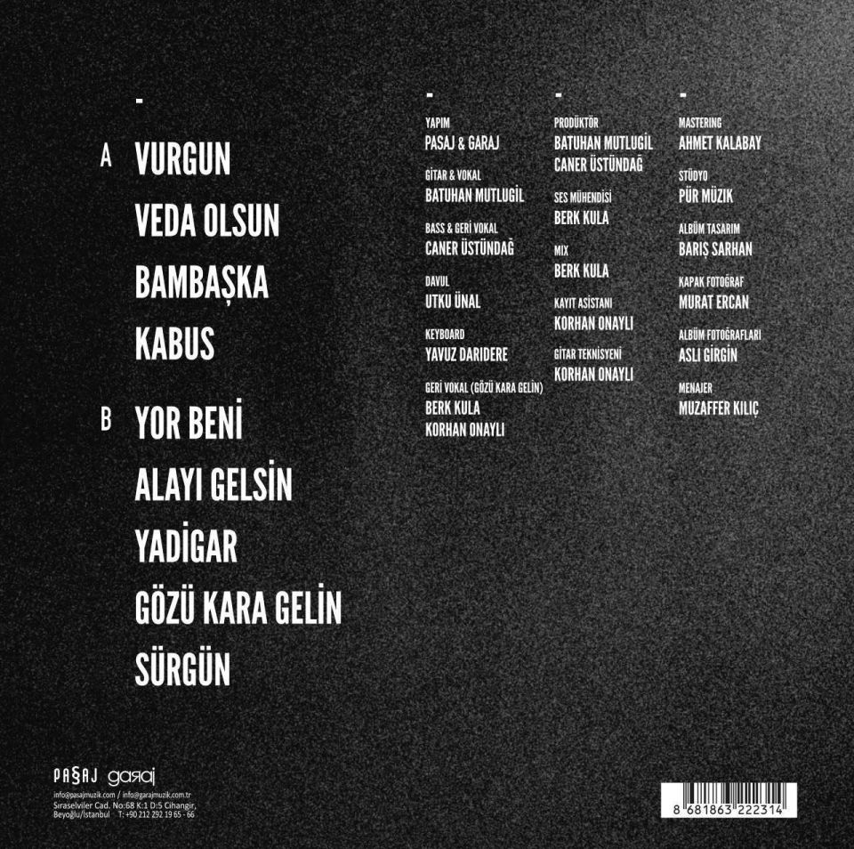 BATUHAN MUTLUGİL - YADİGAR (LP)