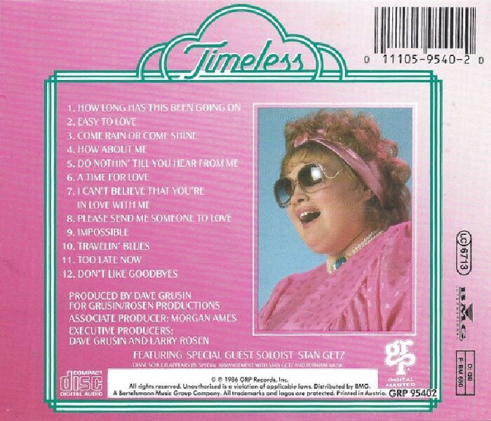 DIANE SCHUUR - TIMELESS (CD) (1986)