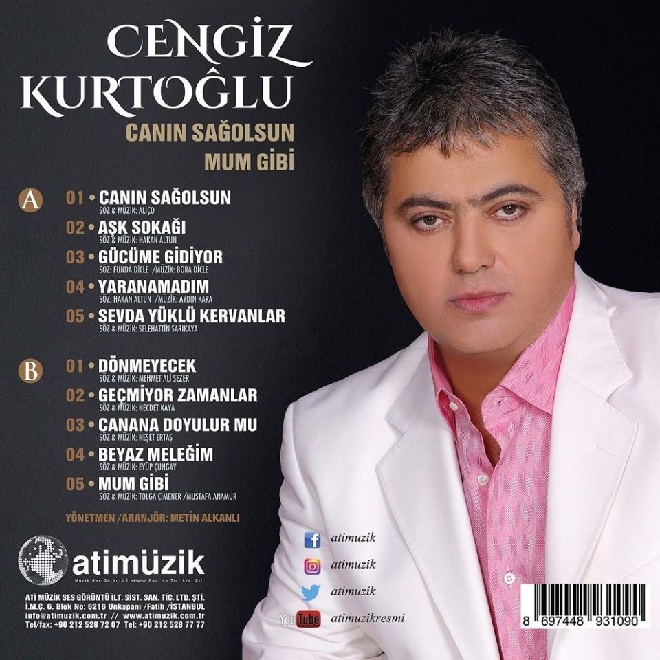 CENGİZ KURTOĞLU - CANIN SAĞOLSUN & MUM GİBİ (LP)