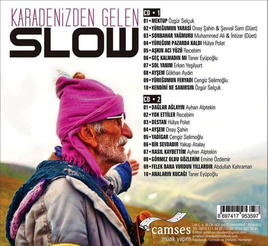 KARADENİZDEN GELEN SLOW - KARIŞIK / VARIOUS (2 CD)