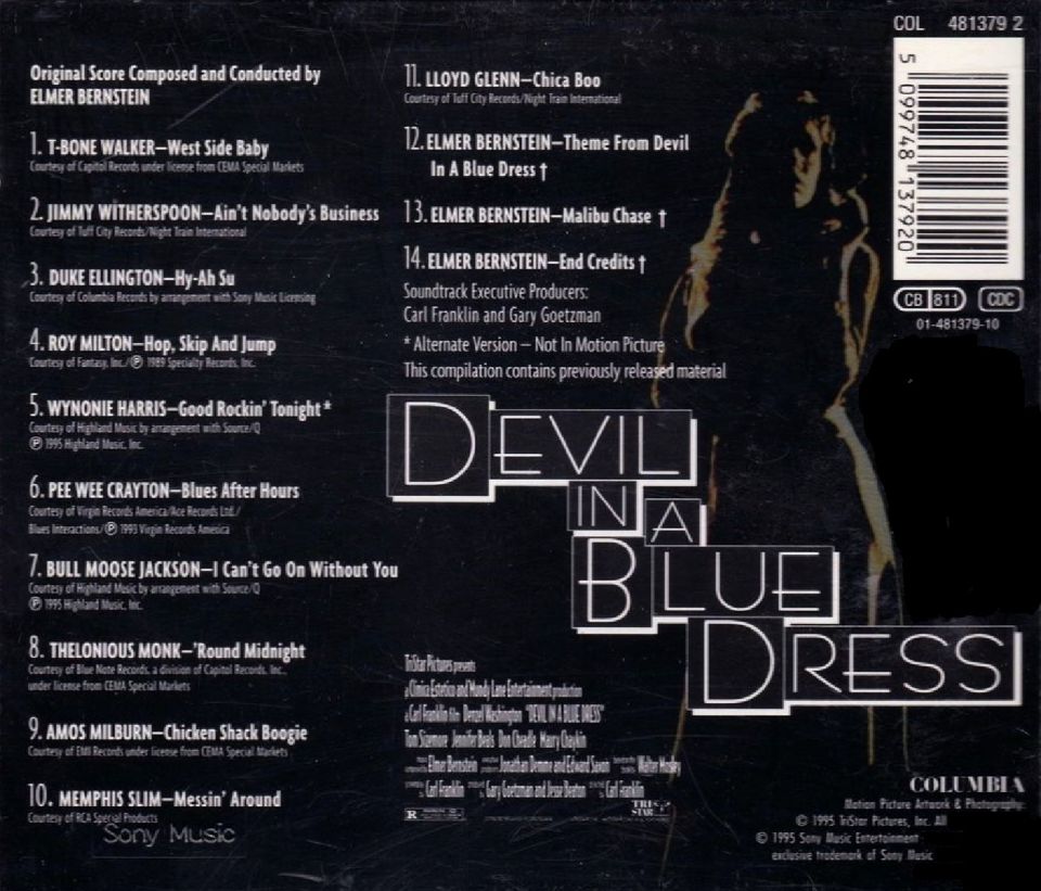 DEVIL IN A BLUE DRESS - SOUNDTRACK (CD)(1995)