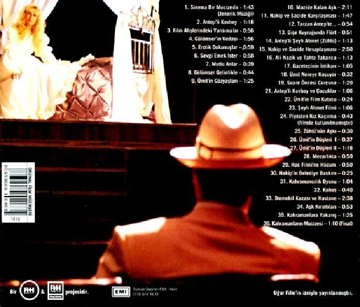 CAHİT BERKAY - SİNEMA BİR MUCİZEDİR (ORİJİNAL FİLM MÜZİKLERİ) (CD)