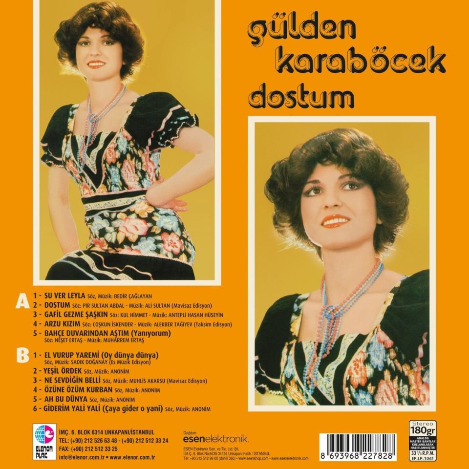 GÜLDEN KARABÖCEK - DOSTUM (LP)