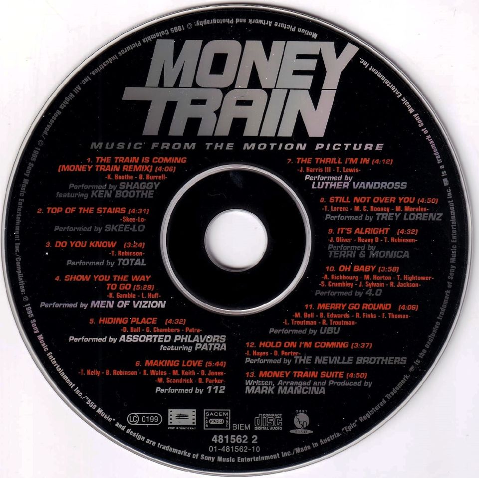 SOUNDTRACK - MONEY TRAIN (CD) (1995)