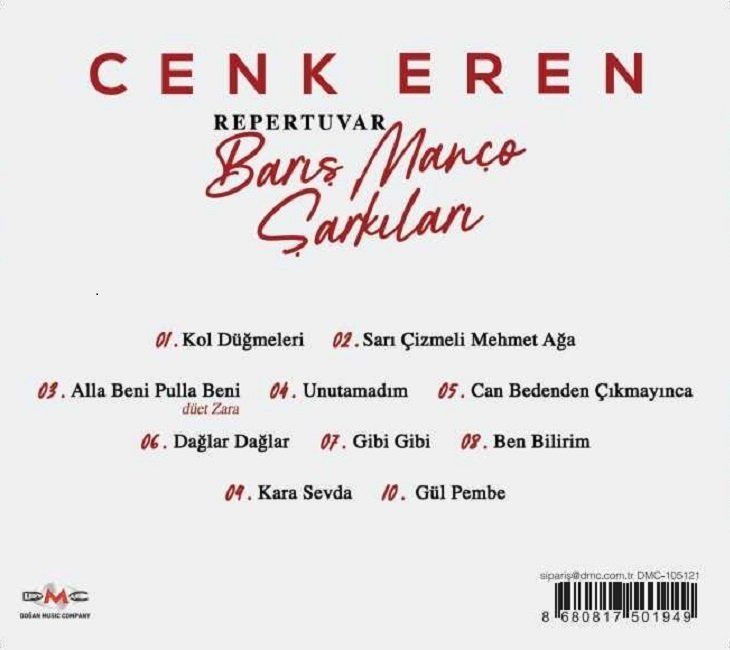 CENK EREN - REPERTUVAR BARIŞ MANÇO ŞARKILARI