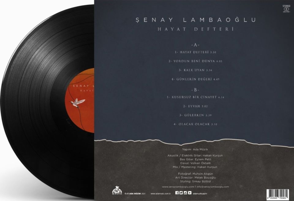 ŞENAY LAMBAOĞLU - HAYAT DEFTERİ (LP)
