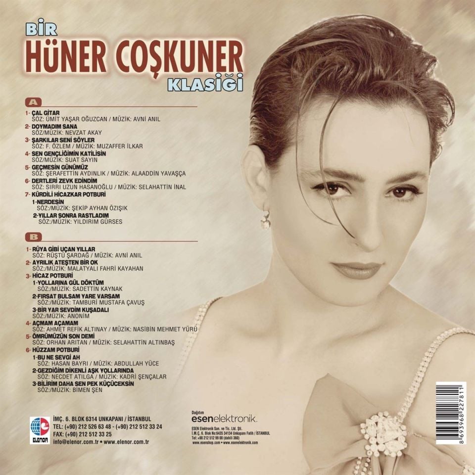 HÜNER COŞKUNER - BİR HÜNER COŞKUNER KLASİĞİ (LP)