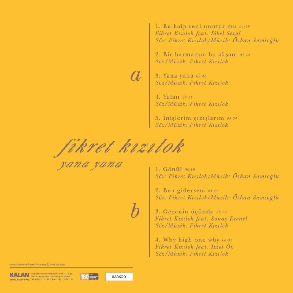 FİKRET KIZILOK - YANA YANA (LP)