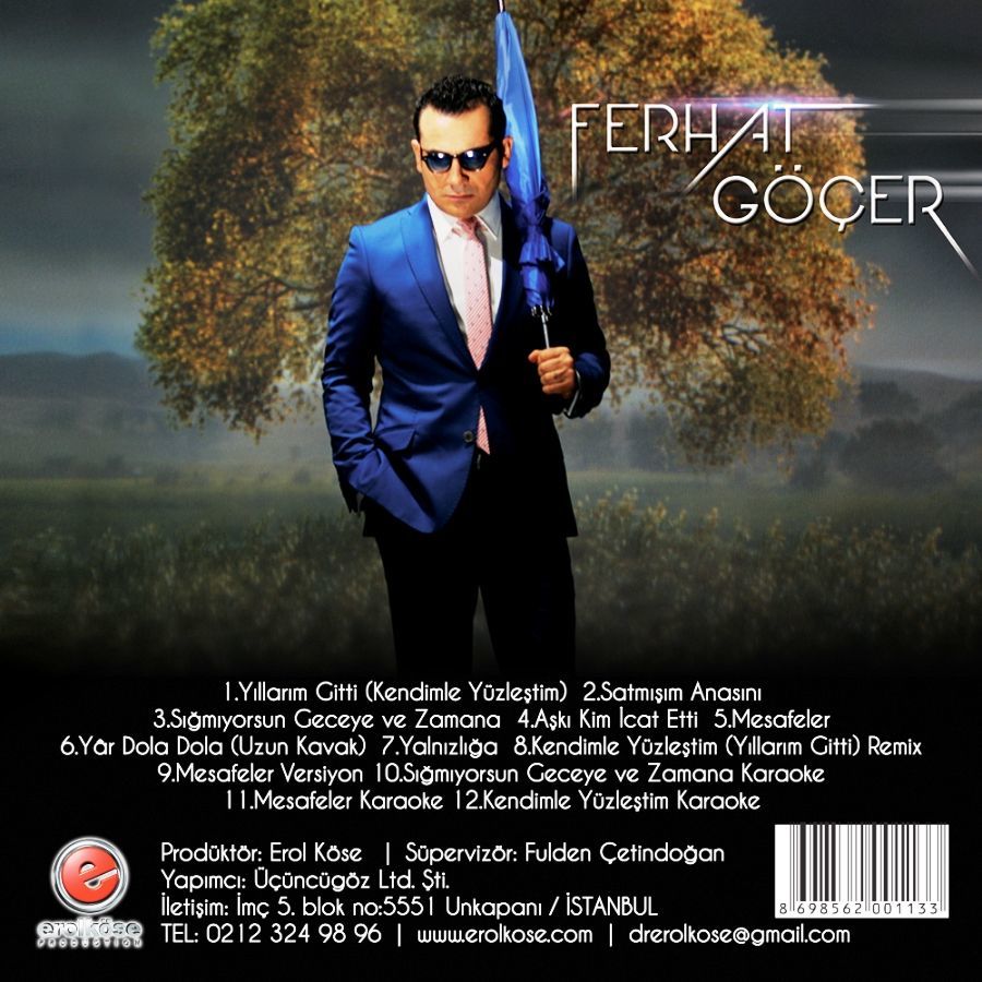 FERHAT GÖÇER - SIĞMIYORSUN GECEYE VE ZAMANA (CD) (2015)