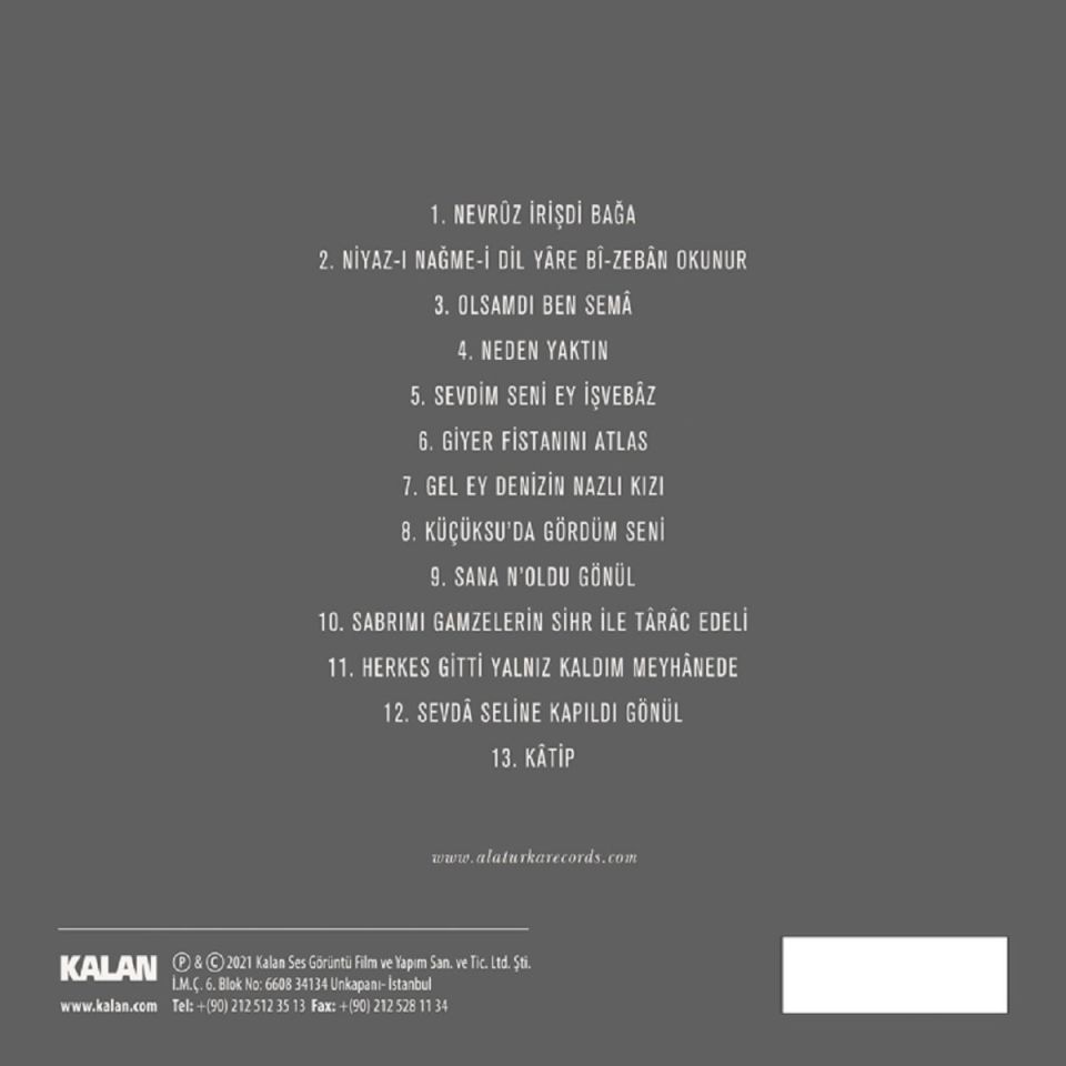AYLİN ŞENGÜN TAŞÇI - SEYİR (ALATURKA RECORDS)