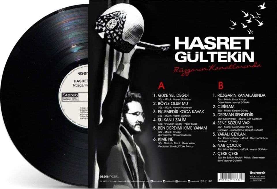 HASRET GÜLTEKİN - RÜZGARIN KANATLARINDA (LP)