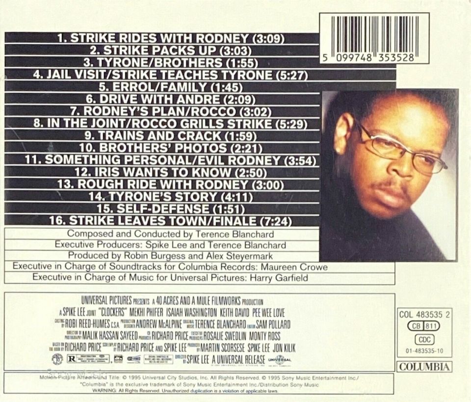 TERENCE BLANCHARD - CLOCKERS (CD) (1995)
