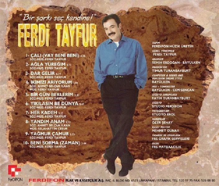 FERDİ TAYFUR - DÜNYA (CD) (1995)