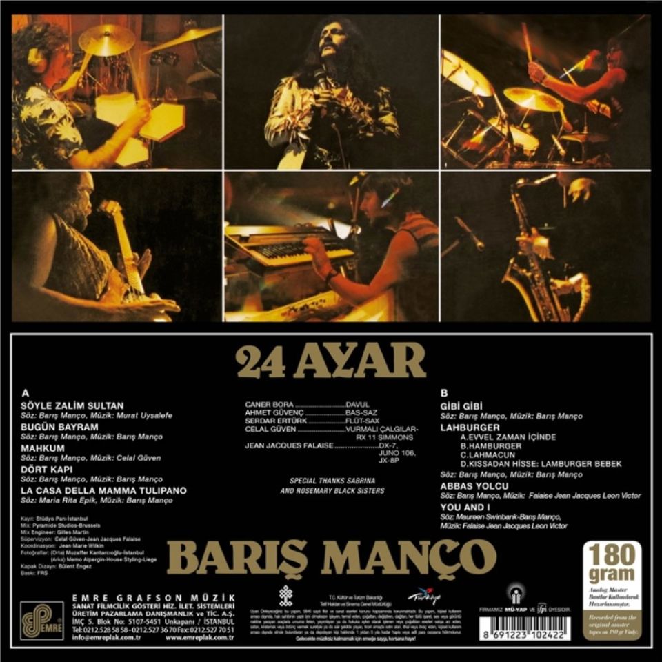 BARIŞ MANÇO - 24 AYAR (LP)