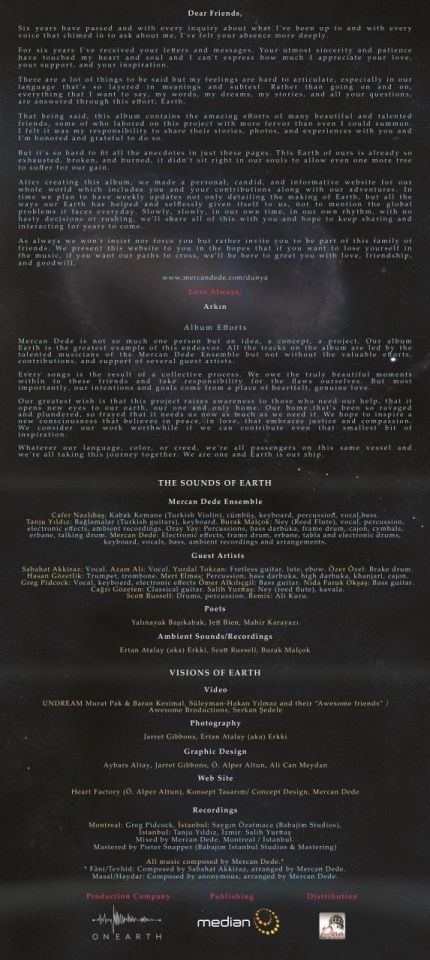 MERCAN DEDE - DÜNYA (2 LP)