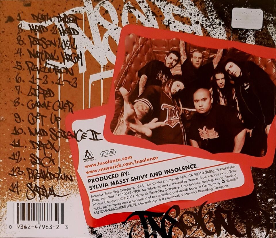 INSOLENCE - REVOLUTION (CD) (2001)