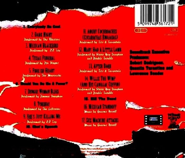 FROM DUSK TILL DAWN - SOUNDTRACK (CD) (1996)