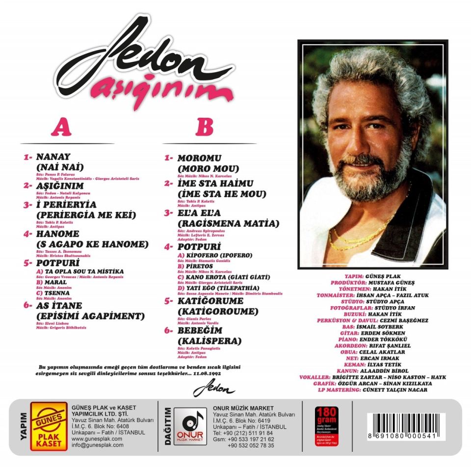 FEDON - AŞIĞINIM (LP)
