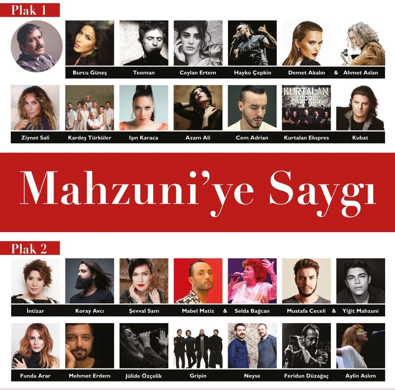 MAHZUNİ'YE SAYGI - ÇEŞİTLİ SANATÇILAR (2LP)