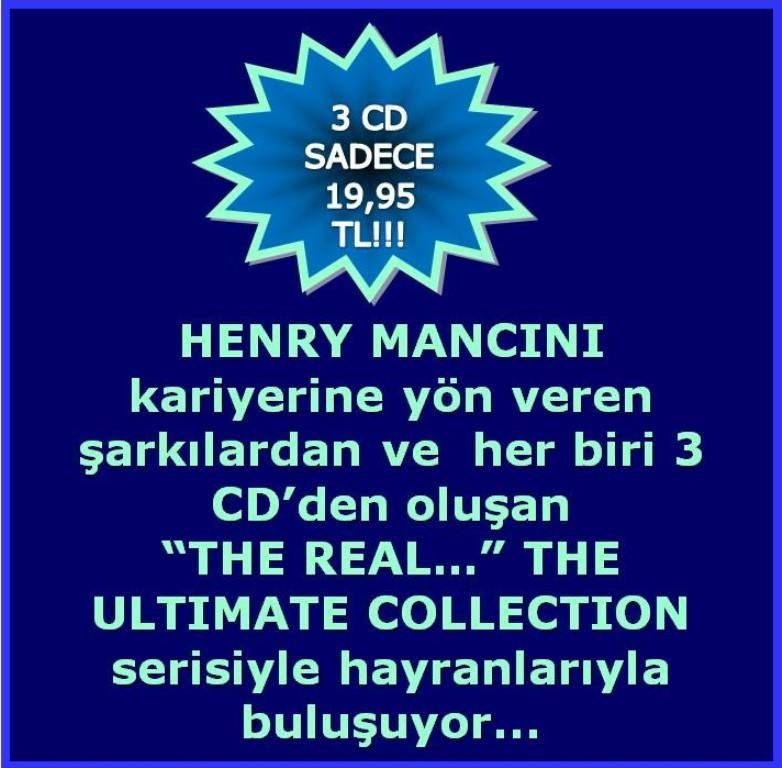 HENRY  MANCINI – THE REAL…(THE  ULTIMATE  COLLECTION) (3 CD)
