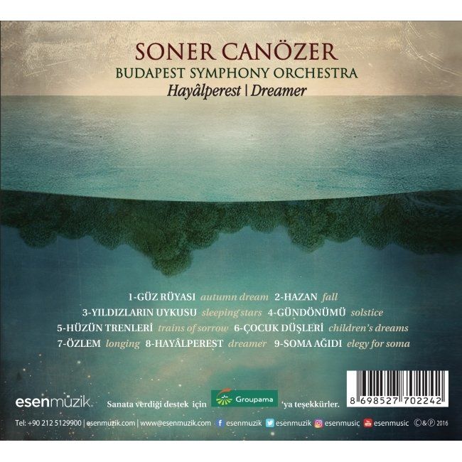SONER CANÖZER & BUDAPEŞTE SENFONİ ORKESTRASI - HAYALPEREST - DREAMER