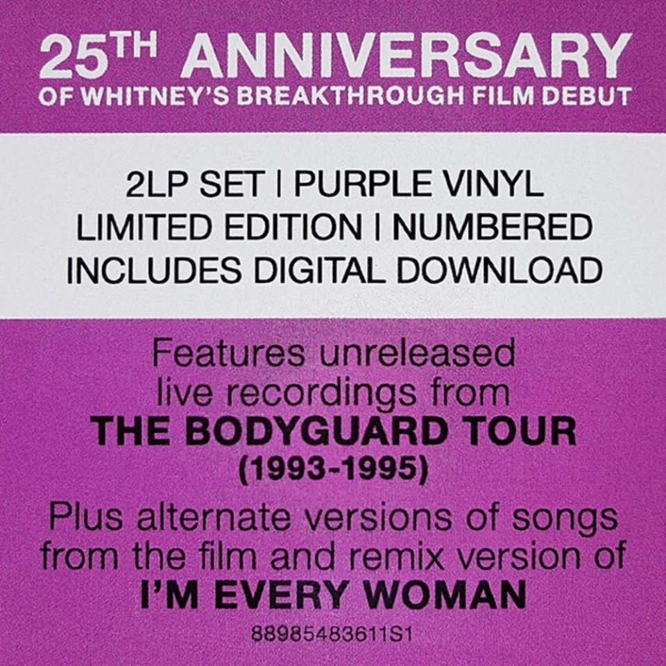 WHITNEY HOUSTON - THE BODYGUARD I WISH YOU LOVE: MORE FROM THE BODYGUARD (2 LP)