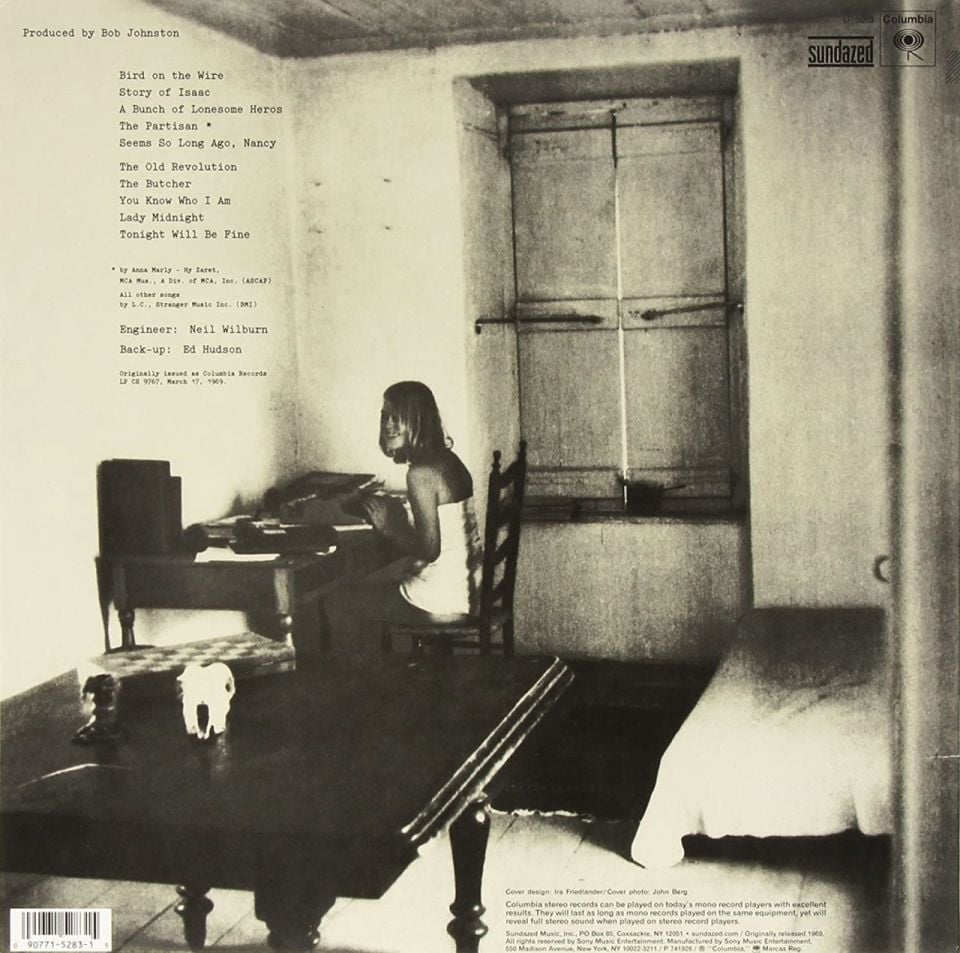 LEONARD COHEN - SONGS FROM A ROOM (LP)