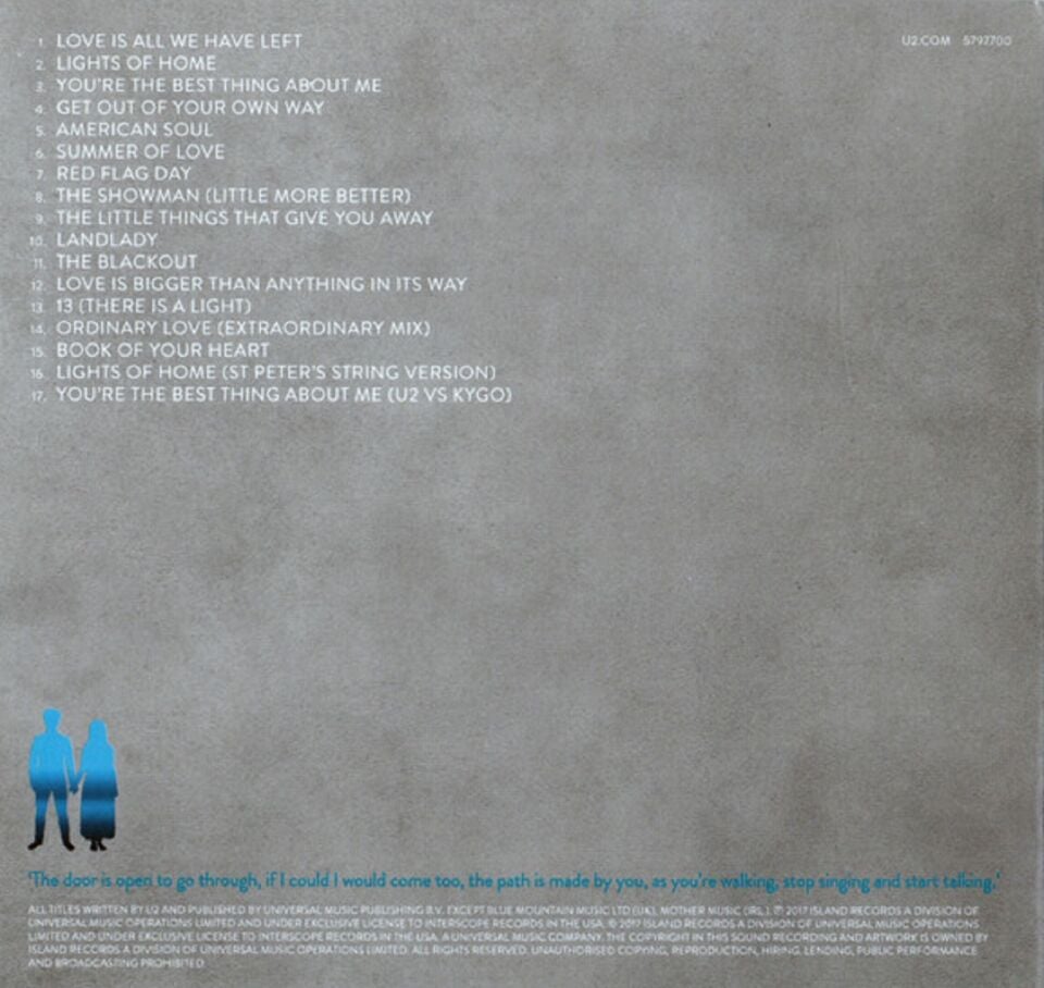 U2 - SONGS OF EXPERIENCE (DELUXE EDITION) (CD)