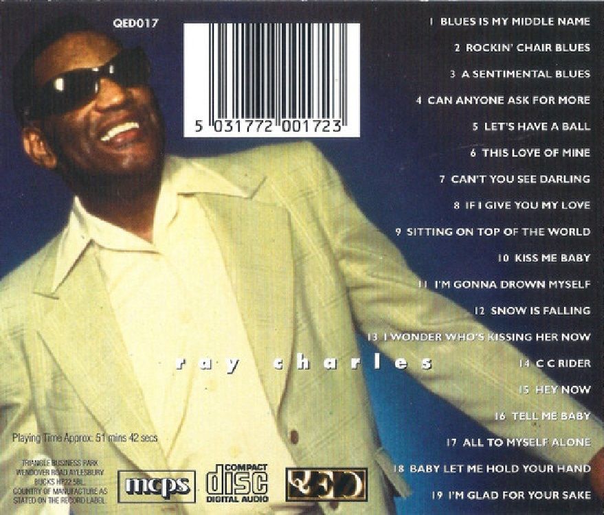RAY CHARLES - THE GENIUS OF RAY CHARLES (CD)