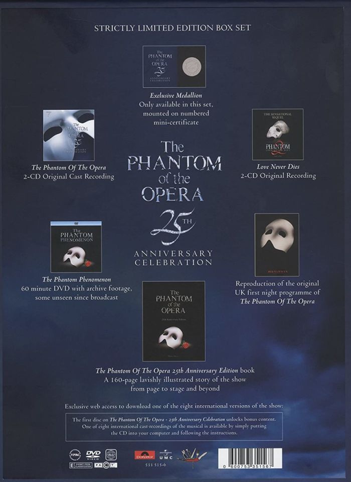 ANDREW LLOYD WEBBER - THE PHANTOM OF THE OPERA (25TH ANNIVERSARY CELEBRATION)