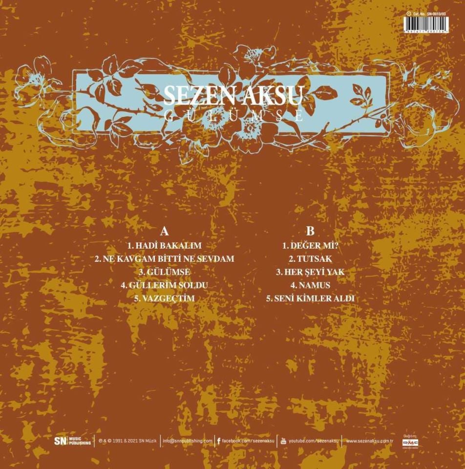 SEZEN AKSU - GÜLÜMSE (LP)