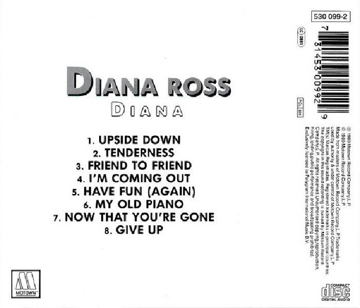 DIANA ROSS - DIANA (CD) (1980)