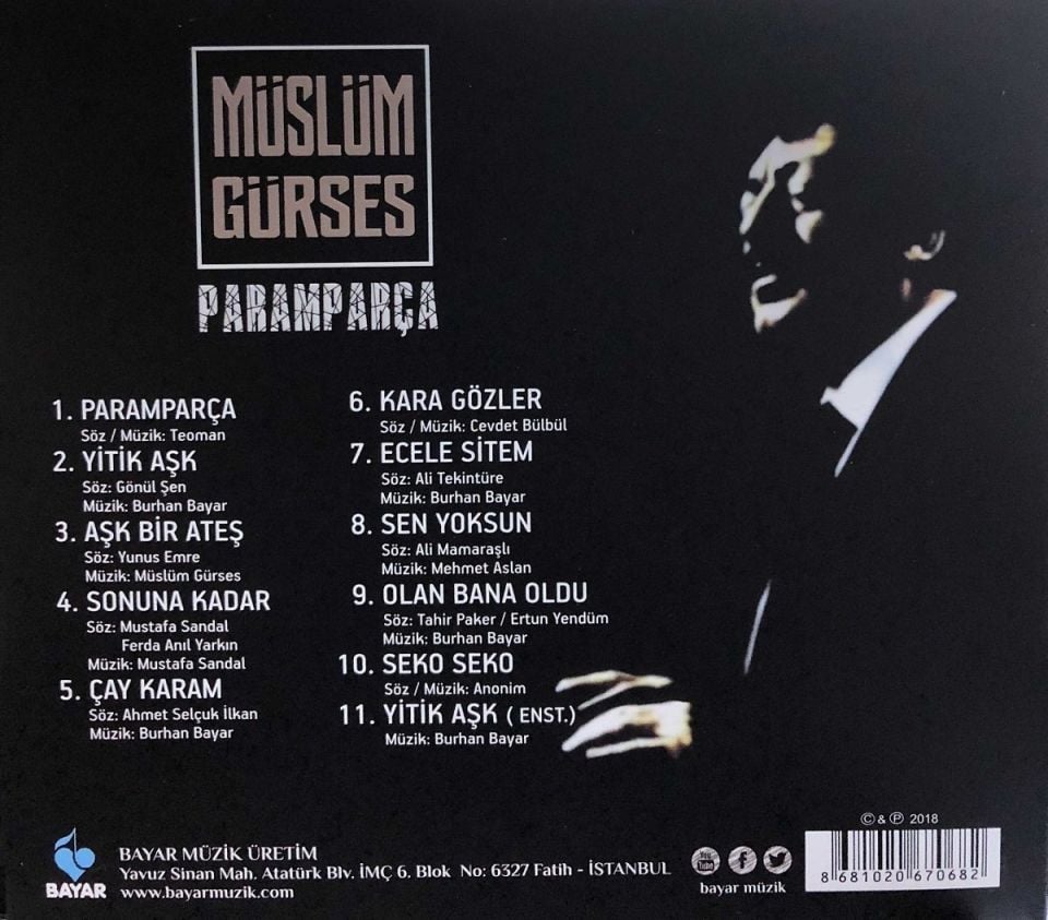 MÜSLÜM GÜRSES - PARAMPARÇA (CD)