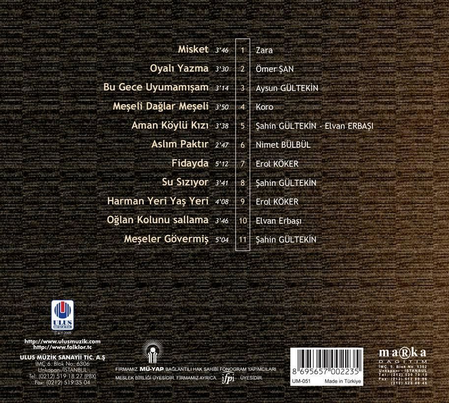 TÜRKÜLERLE TÜRKİYE (TÜRKİYE WITH FOLK SONGS) - 06 ANKARA