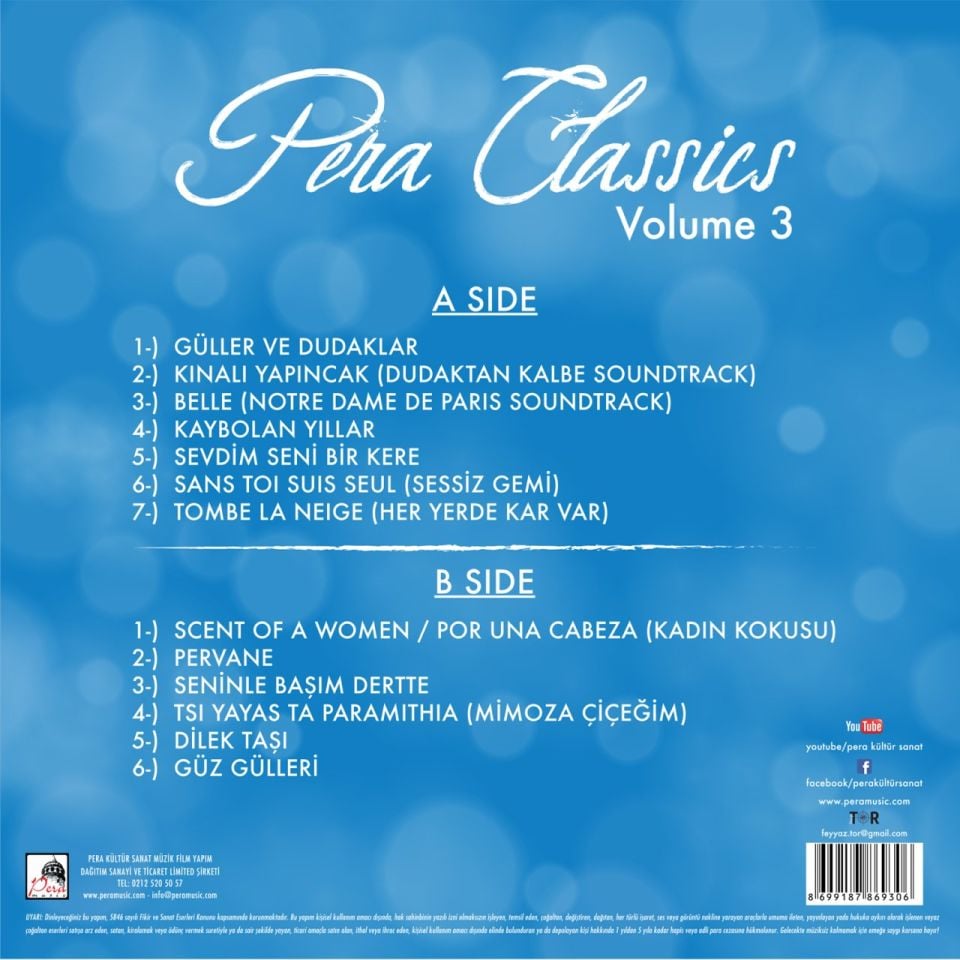 PERA CLASSICS - VOLUME 3 (LP)
