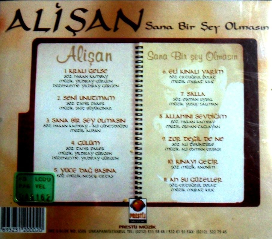 ALİŞAN - SANA BİR ŞEY OLMASIN