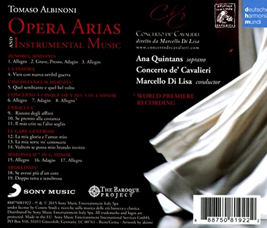 MARCELLO DI LISA - OPERA ARIAS AND CONCERTOS