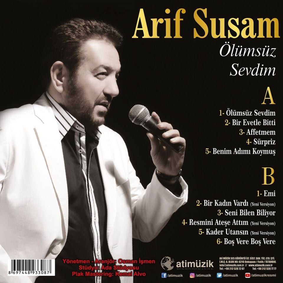 ARİF SUSAM - ÖLÜMSÜZ SEVDİM (LP)