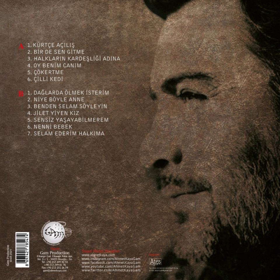 AHMET KAYA - BİRAZ DA SEN AĞLA (LP)