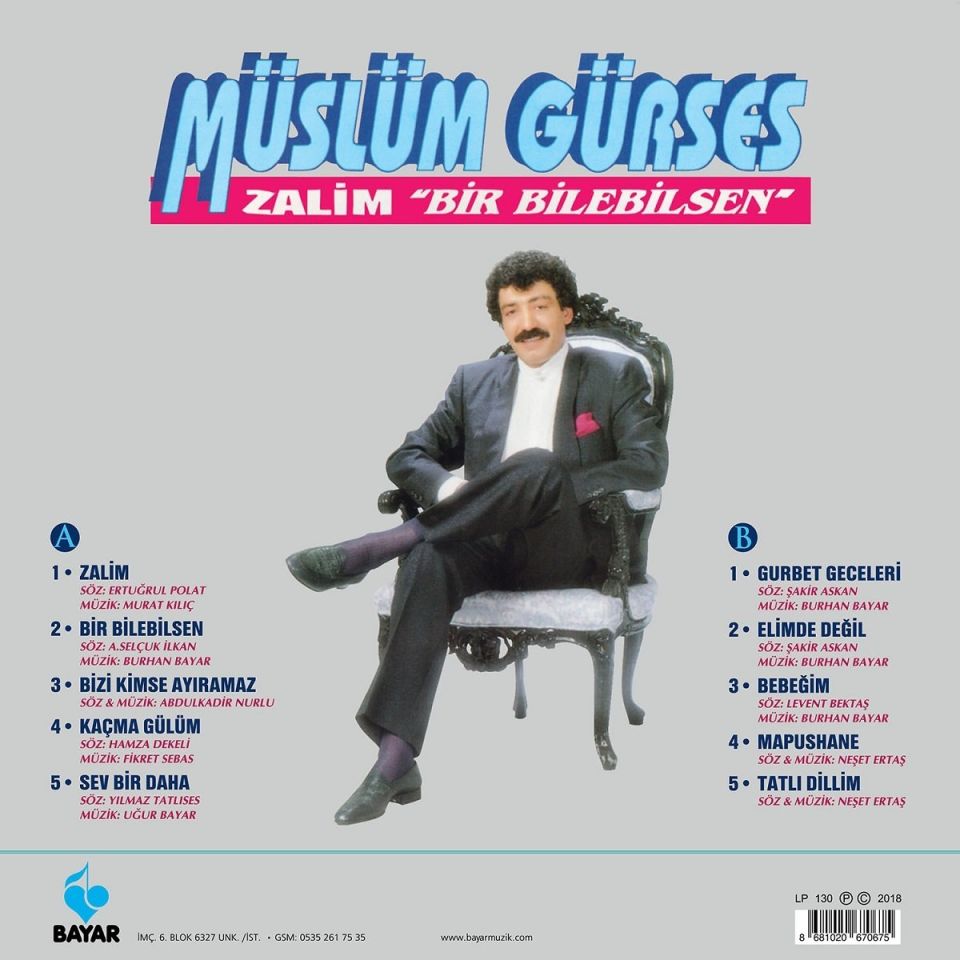 MÜSLÜM GÜRSES - ZALİM (BİR BİLEBİLSEN) (LP)