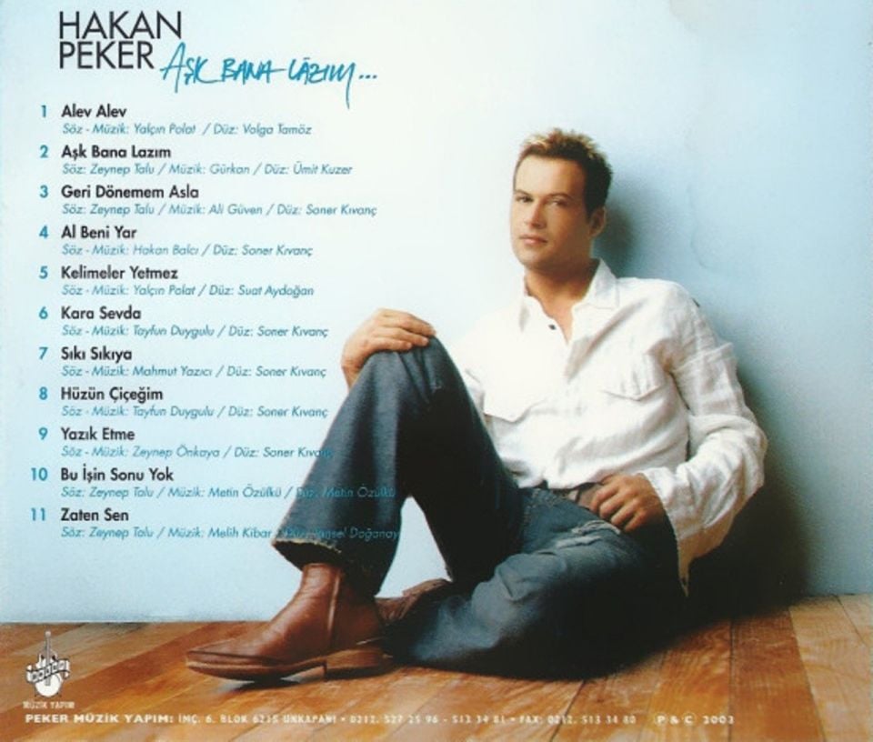 HAKAN PEKER - AŞK BANA LAZIM (CD) (2003)