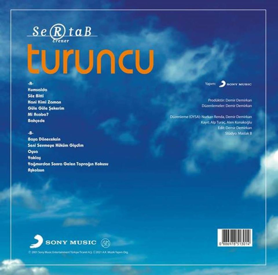 SERTAB ERENER - TURUNCU (LP) (TURUNCU PLAK)